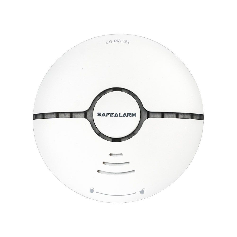 WiFi Smart Fire Alarm Sensor Detector Home Security System Battery-powered Alarm Wireless Smart Life Tuya App Control_voghion.com