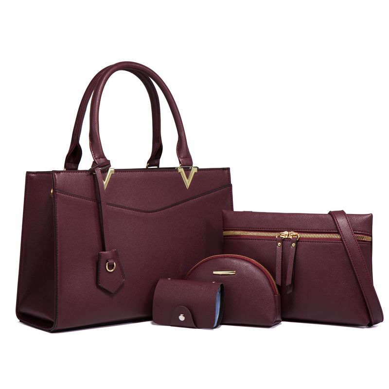Women's handbags 2024 women's bags fashionable mother and child bags stylish four piece set fashionable and novel_voghion.com