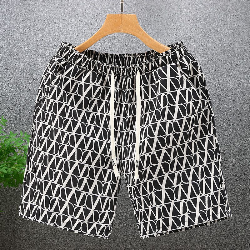 Men's clothing Shorts Summer Thin Section Trendy Brand Casual Sports Five-point Outerwear Quick-drying Beach Men's Trousers Trend Five-point Pants_voghion.com