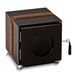 Rotations High Gloss Finish Wood And Leather Trimmed Locking Single Watch Winder (AC Or Batteries)_voghion.com
