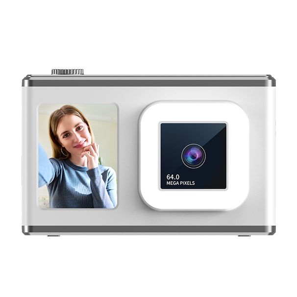 Nouvelle caméra numérique HD à double objectif pour fête étudiante, carte CCD, éclairage de remplissage intelligent, beauté_voghion.com