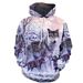 Moletom com capuz estampado 3D The Wolf, masculino e feminino, Harajuku, manga comprida, hip hop, agasalhos legais, streetwear, pulôveres, tamanho S-7XL_voghion.com