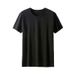 Men's Clothing Ice silk mesh t shirt summer new men's spot loose sweatshirt large size men's thin short sleeved top_voghion.com