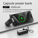 Mini Capsule Bank Compact Portable 10000mAh Large Capacity Fast Charging Mobile Power Supply Rotating Plug_voghion.com