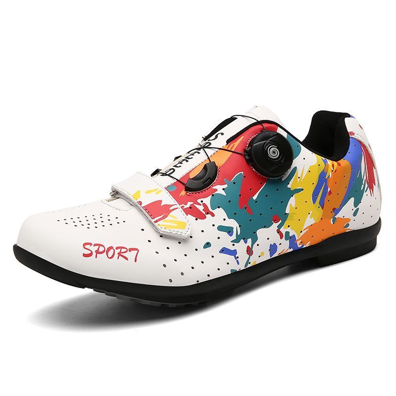 Scarpe da ciclismo professionali da strada senza blocco, suola rigida per mountain bike, bici elettrica da spinning_voghion.com