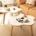 Flower Cream Style Coffee Nordic Simple Modern Bedroom Living Room Home Small Apartment Sofa Side Table_voghion.com