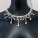 Sparkling diamond high end necklace clavicle chain choker fashionable and simple necklace_voghion.com
