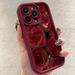 Vintage Design Rose Art Handyhülle für iPhone 16 16E 15 14 13 12 11 X XR XS Se2 Se3 8 7 Plus Pro Max Matte Silikonrückseite_voghion.com