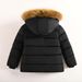 European And American New Winter Boys' Cotton Coats For Children's Middle And Large Children With Hoods, Plush And Thickened Warm Cotton Coats_voghion.com