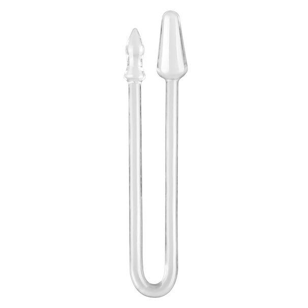 90cm Ultra Long Transparent Double Headed Anal Plug For Men And Women To Use As A Masturbator To Stimulate The Back Garden_voghion.com