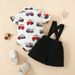 Mutter & Kinder Niedlichen Baby Jungen Sommer Kurzarm Tops Overalls Anzug Junge Gentleman Fliege Trucker Top Shorts_voghion.com