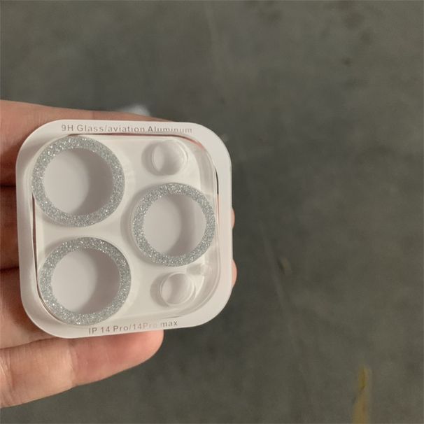 Glitter Camera Protector For Iphone 15 14 13 12 11 Pro Max 16 Plus 15Pro Full Cover Dia Lens Film Protection_voghion.com