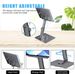Aluminium Tablet Ständer Schreibtisch Riser 360 ° Rotation Multi-Winkel Höhe Einstellbar Faltbare Halter Dock Für Xiaomi iPad Tablet Laptop_voghion.com