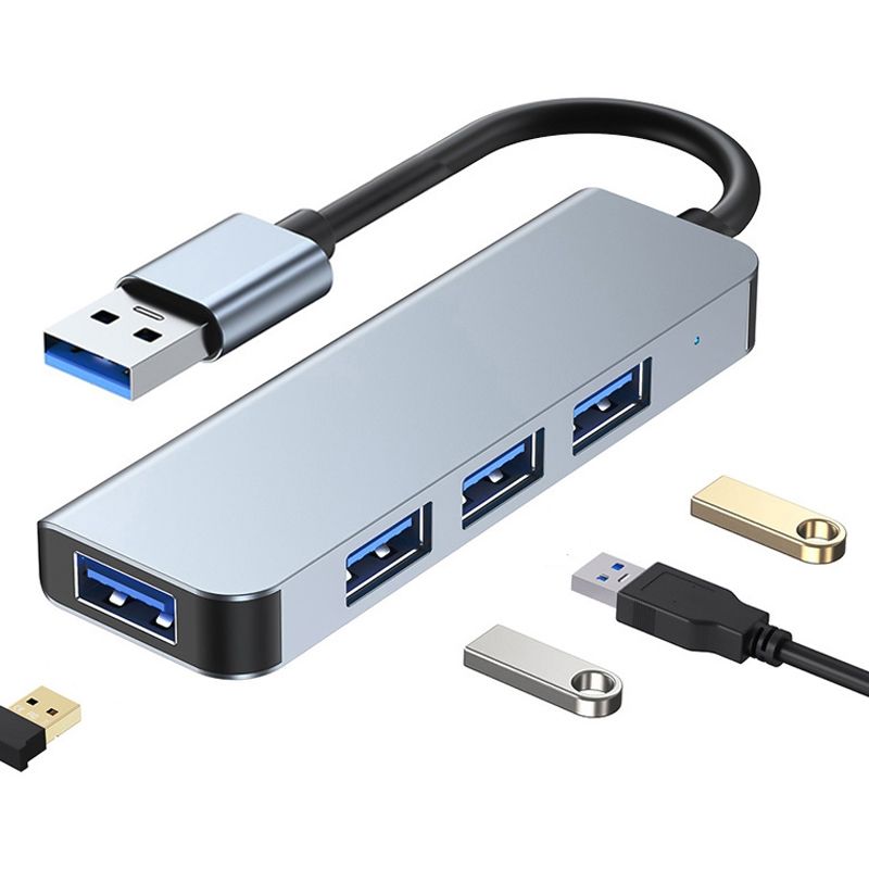 12cm 4 in 1 USB to USB3.0x4 HUB Adapter_voghion.com