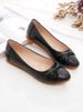 Spring & Fall Middle-Aged Flats Soft Leather Shoes_voghion.com