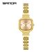 Women's Stylish Square Diamond-Accented Quartz Watch – Slim, Water-Resistant & Versatile For Casual & Formal Wear Casual Style Fashion All Match Watch_voghion.com