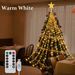 LED-Weihnachtsbaumschmuck-Lichter im Freien, USB, 2/3 m, wasserdicht, Lichterkette, 8 Modi, für Innenhof, Hochzeit, Partybeleuchtung_voghion.com