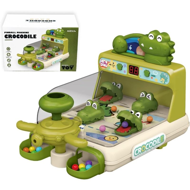 1 juego de consola de juegos de mesa interactiva de cocodrilo, adecuada para juguetes de regalo para niñas y niños, juguetes para niños de 3 a 6 años y juguetes para niños._voghion.com
