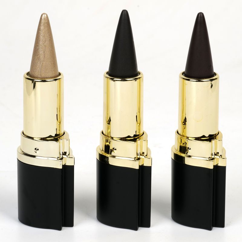 Matita eyeliner in gel MISS ROSE con punta a punta - 3 colori waterproof, tinta unita intensa, crea un eyeliner affascinante con una sola passata_voghion.com