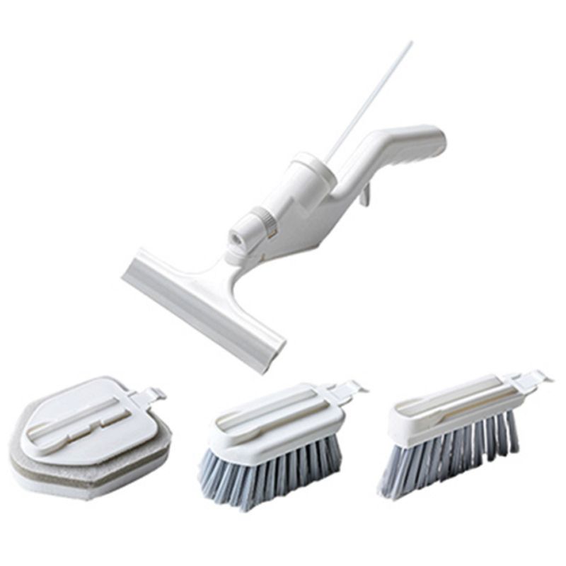 Εργαλείο καθαρισμού κουζίνας 5 ΣΕ 1 Βούρτσα καθαρισμού μακριάς λαβής Αφαιρούμενη σφουγγάρι βούρτσα πλυσίματος πιάτων Σετ καθαριστικού κουζίνας_voghion.com