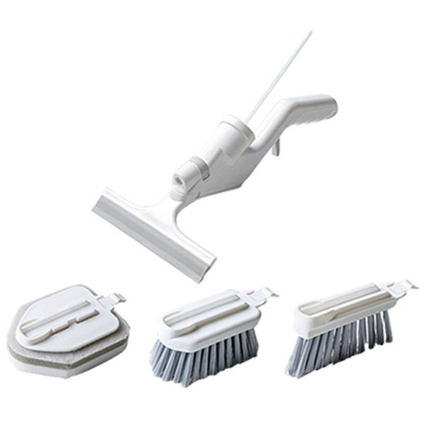 Εργαλείο καθαρισμού κουζίνας 5 ΣΕ 1 Βούρτσα καθαρισμού μακριάς λαβής Αφαιρούμενη σφουγγάρι βούρτσα πλυσίματος πιάτων Σετ καθαριστικού κουζίνας_voghion.com