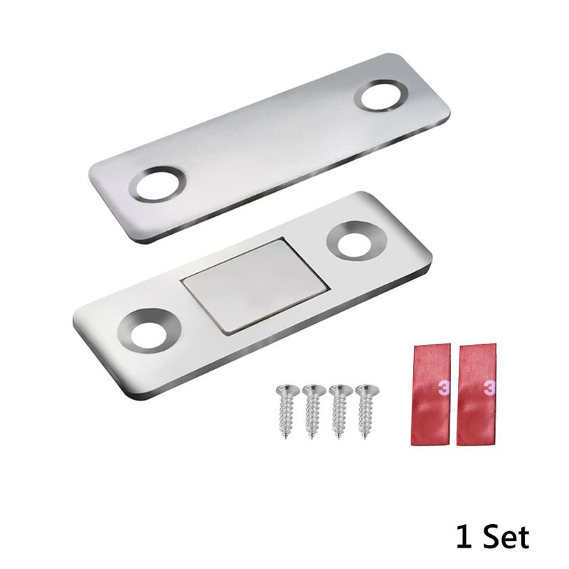 1/2/4/8/16pcs Strong Closer Magnetic Furniture Hidden Door Cabinet Closures Stopper Catch Latch Cupboard With Screws Ultra Thin_voghion.com