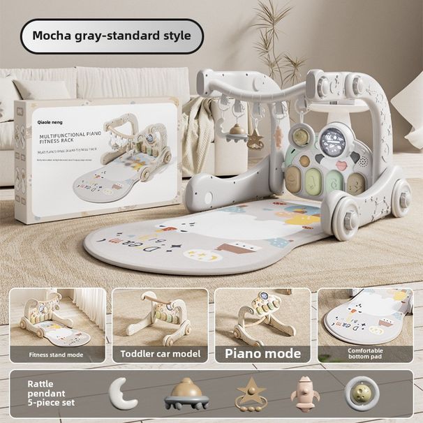 Qiao Le Bear Baby Pedal Klavieres Fitnesa Staiguļi 3 mēneši 6 Mīkla agrīnā izglītība Jaundzimušo mazuļu rotaļlietas_voghion.com
