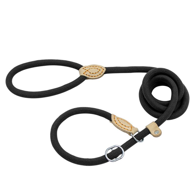 Heavy Duty Dog Leash Sliding Rope P Chain Traction Adjustable Loop Training Belt Suitable For Medium And Large Dogs_voghion.com