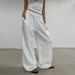 Damenbekleidung Sporthose mit weitem Bein für Damen Graue, lockere Jazz-Wischhose Jogginghose Hip Hop Drape Casual Pants_voghion.com