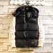 "Men's Black & Gold Winter Vest – Thick Cold-Proof Waistcoat Jacket, Loose Fit (Sizes S-5XL)"_voghion.com