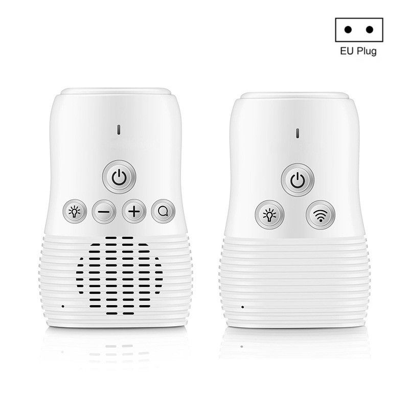 Bezdrátová audio dětská chůvička s obousměrným hovorem DBM-8, zvukové upozornění pro interkom pro kojence (zástrčka EU)_voghion.com
