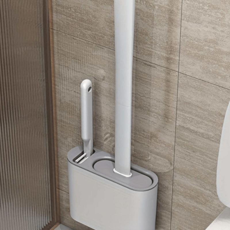 Brush Set For Home Use, Dead Angle Silicone, No Drilling Required, Cleaning Artifact, Multifunctional Toilet Brush,_voghion.com