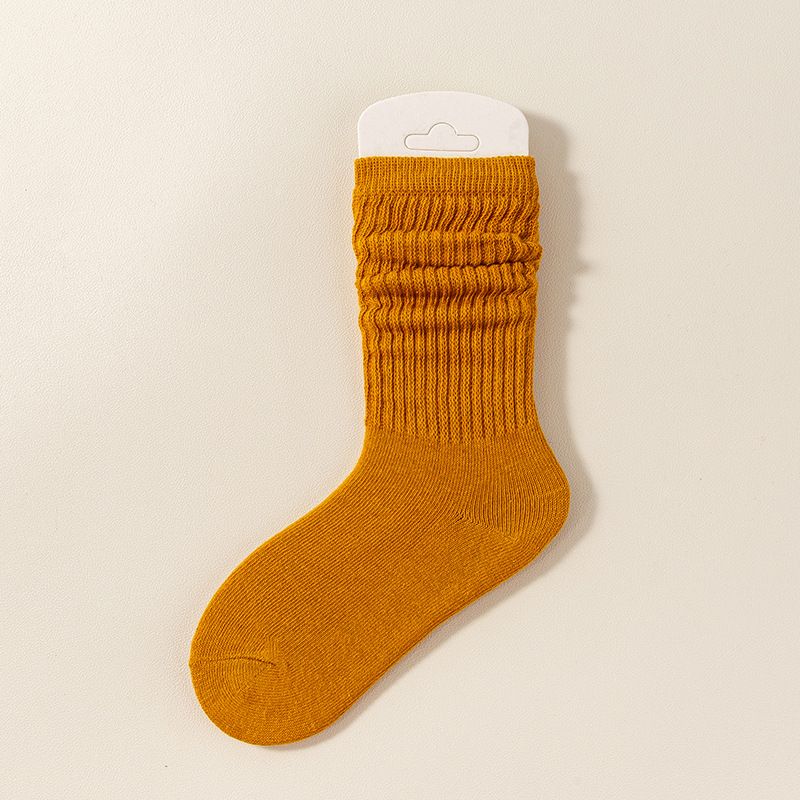Ubranka dla małych chłopców Skarpetki wiosenne Nowe skarpetki dla niemowląt Jednokolorowe skarpetki rurkowe Skarpetki z włosiem Skarpetki z czystej bawełny dla chłopców i dziewcząt_voghion.com