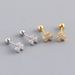 Super Shiny Zircon Earrings Women, High Appearance Value, Twistable, Compact, No Need To Remove For Sleeping, Piercing_voghion.com