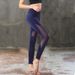 Plus Size Mesh Yoga Pants Fitness High Waist Tummy Control Elastic Sports Breathable Quick-Dry Slimming Running_voghion.com