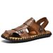 Geschlossene Zehen Hausschuhe Sommer Outdoor Strand Sandalen Trendy Herren Genäht_voghion.com
