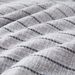 Gray Striped Texture Double Sided Printed Quilt Cover Duvet Cover Bedding Three Piece Set In Soft Polyester - Milled Velvet Texture_voghion.com