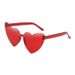 ActiveGo 3022 Thin Peach Heart Sunglasses Jelly Frameless Heart-Shaped One-Piece Glasses Candy Color Eyewear_voghion.com