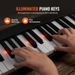 Tastiera per pianoforte MIDI pieghevole nera da 88 tasti Bluetooth portatile_voghion.com