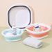 Foldable Wash Basin For Baby Face Washing, Portable Laundry Tub For Travel Dormitory, New User Essential Collapsible Sink_voghion.com