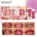 PSJ701-063M Doudou Lip Color Moisturizing And Fruity Lip Gloss 6-Sided Tube Doudou Lip Color Soft Velvet Lip Gloss Texture Lasts 24 Hours Single Unit 0.5g Matte Color Enhancement Lip_voghion.com