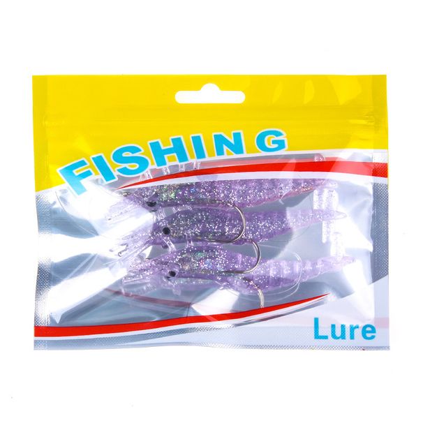 Przynęta Miękka Przynęta Trawa Krewetka 10g/8.5cm Przezroczysty Ołów Opakowanie Symulacja Krewetki Przynęta Krewetkowa Worek 3 Sprzętów Wędkarskich_voghion.com