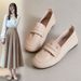 2025 New Fashionable Versatile Slip-On Loafers With Soft Soles, Wear-Resistant Thin Style, Stylish Women's Shoes_voghion.com