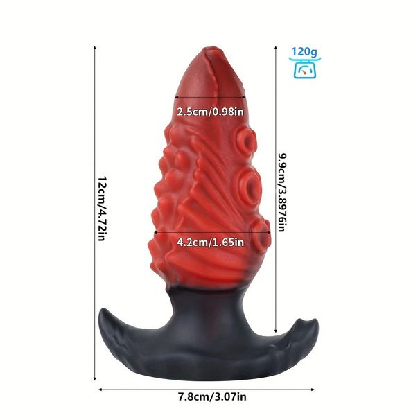 Silikonowy, mieszany, kolorowy, obcy, owad, korek analny dla mężczyzn i kobiet z urządzeniem analnym SM, zabawka dla dorosłych, masturbacja_voghion.com