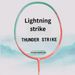 Articolo più venduto Racchetta singola da badminton per adulti Lightning Strike Super Heavy 5U in fibra di carbonio, speciale per competizioni_voghion.com