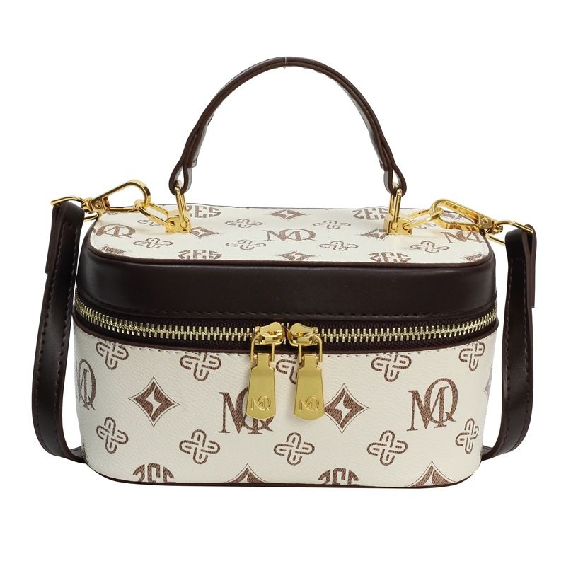 Μοντέρνα γυναικεία τσάντα χειρός 2024, νέα, ευέλικτη, τυπωμένη, μικρή, τετράγωνη με προηγμένη αίσθηση, χιαστί_voghion.com