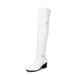Belt Buckle Over-the-Knee Long Plus Women's Boots 40-48 Size High Heel 854_voghion.com