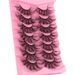 False Eyelashes 7 Pairs Of Fried Hair High Mink False Eyelashes Curled Thick Stage Makeup Eyelashes_voghion.com