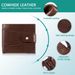 Men's Leather Wallet RFID Anti-theft Genuine Leather Wallet Wallet Short Design, Top Layer Cowhide, Multi Card Slot Zero Wallet_voghion.com