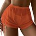 Women's beach sun protection women's swimming trunks swimsuit drawstring hot spring boxer briefs mesh swimming bikini shorts_voghion.com